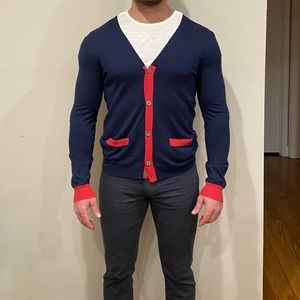 MARC JACOBS FITTED MENS CARDIGAN LIKE NEW SIZE L